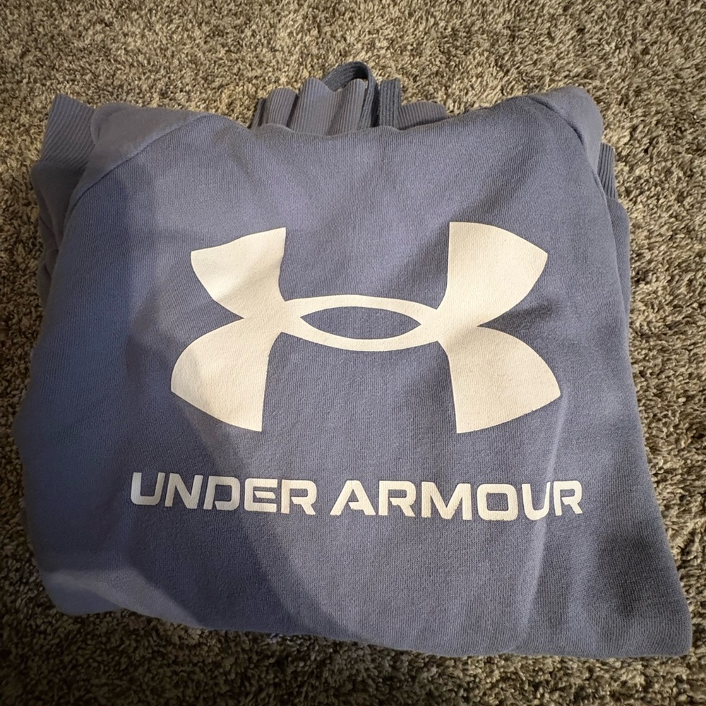 Blue and White Under Armour Women’s sweatshirt size Medium